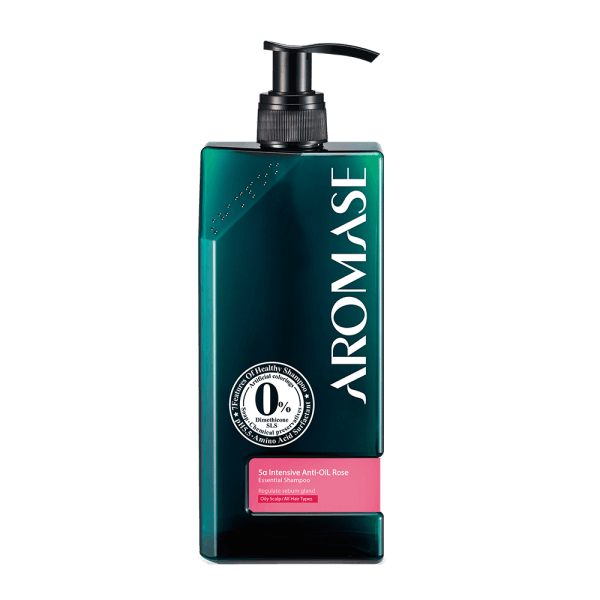 AROMASE 5α Intensive Anti-oil Rose Essential Shampoo 400ml