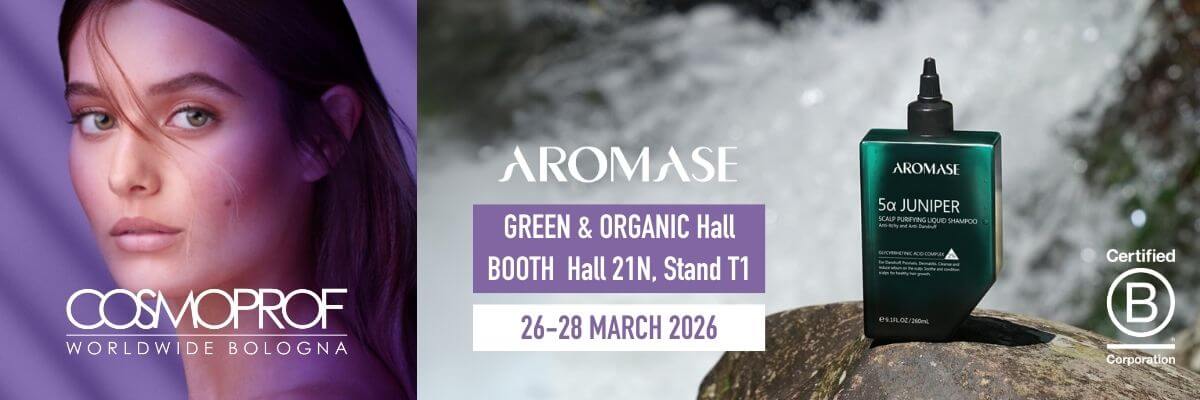 AROMASE at home scalp treatment Cosmoprof 2026