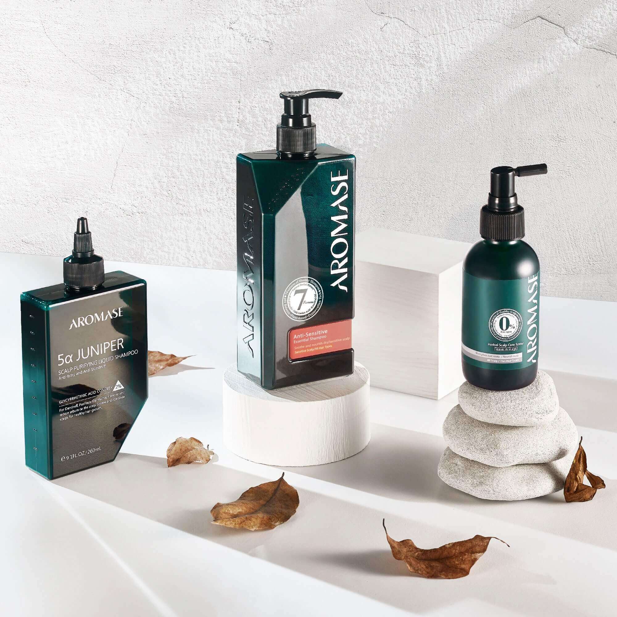 AROMASE dry sensitive shampoo for dry dandruff