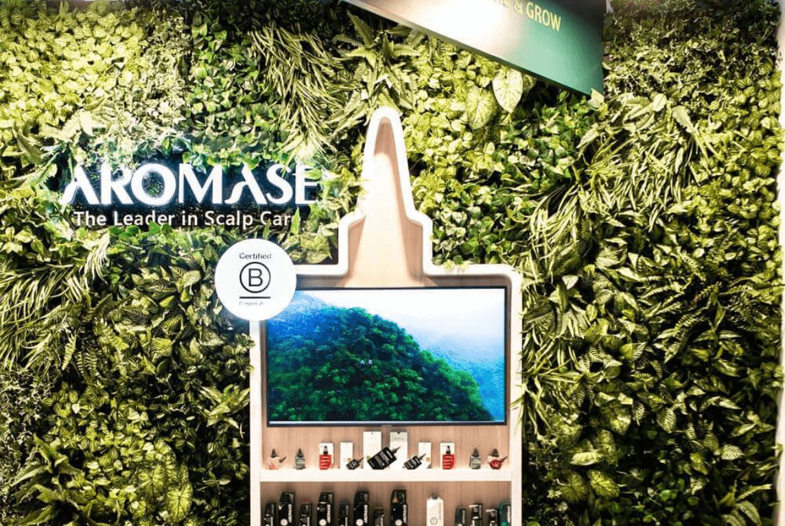 AROMASE-sustainable showcase exhibition