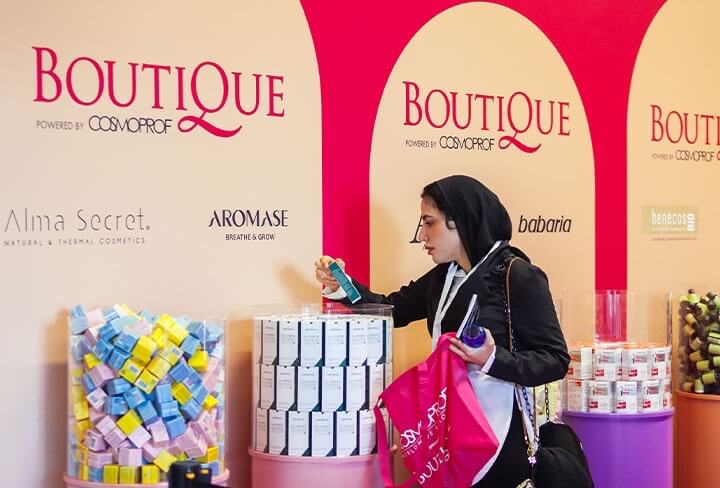 AROMASE_cosmoprof Bologna_trade show 3