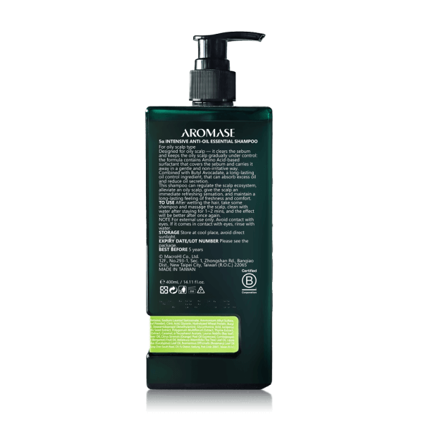 5α Intensive Anti-oil Essential Shampoo back
