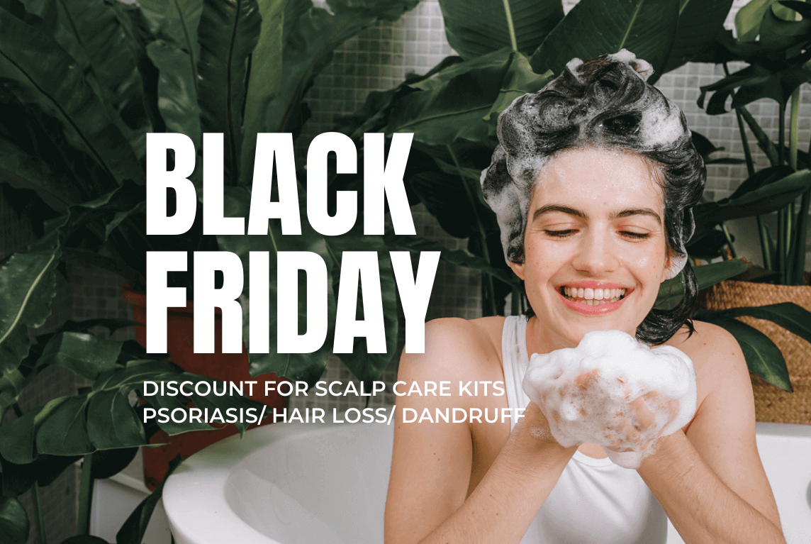 Black Friday for psoriasis hair loss scalp care-AROMASE
