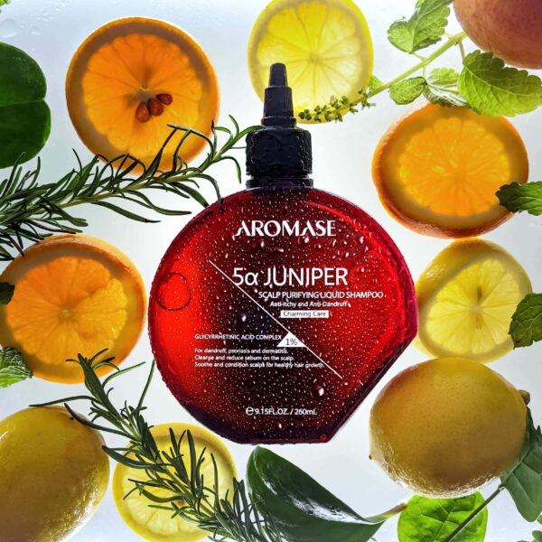 scalp liquid shampoo-texture-AROMASE fruit