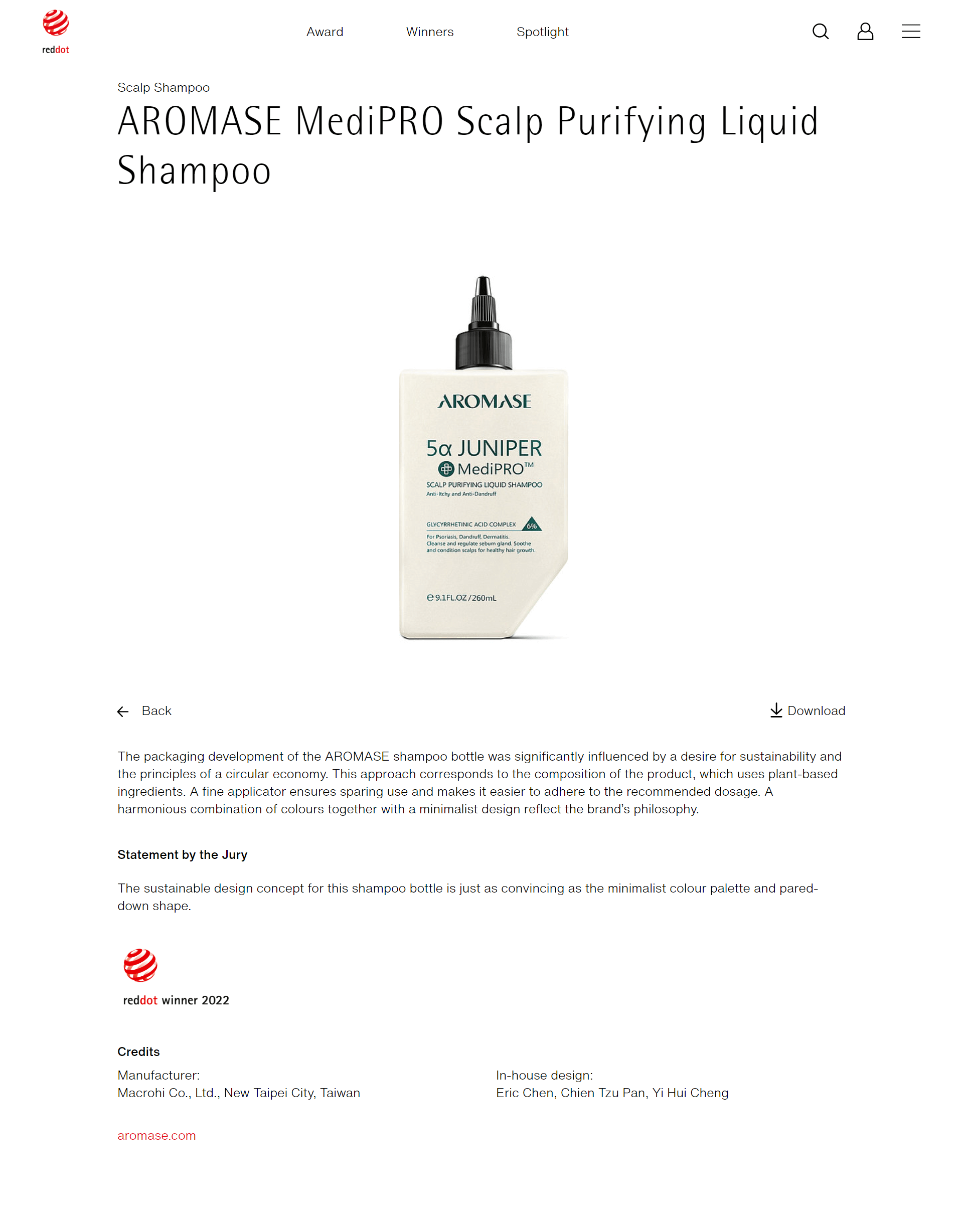 reddot-screeshot -aromase